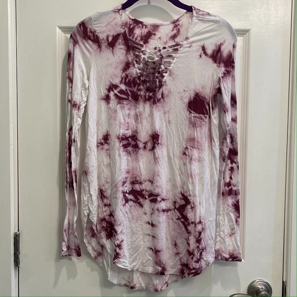 Tie front top